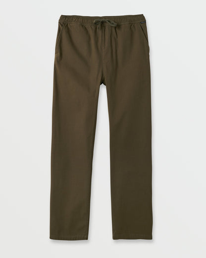 Quick Silver Stretch Canvas Beach Pants - Army