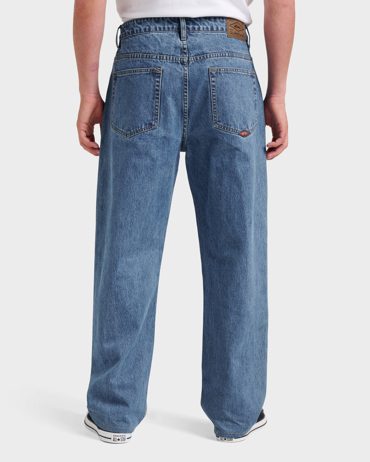 Quick Silver Baggy Denim Pants - Medium Indigo
