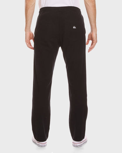 Quick Silver Stretch Canvas Beach Pants - Black