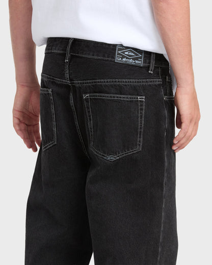 Quick Silver Baggy Denim Pants - Black Wash