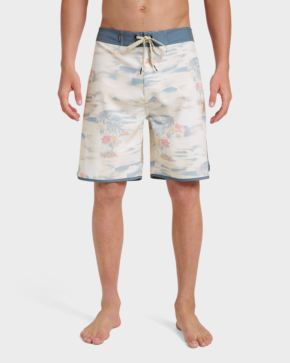 Quick Silver Surfsilk Tropical Surf 19" Boardshorts - Moonstruck