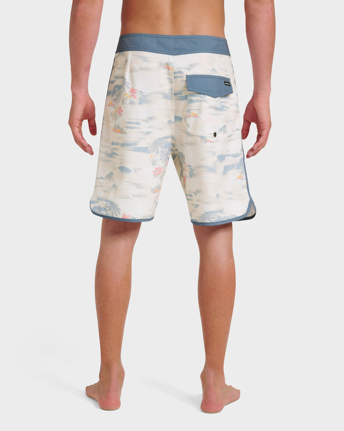 Quick Silver Surfsilk Tropical Surf 19" Boardshorts - Moonstruck