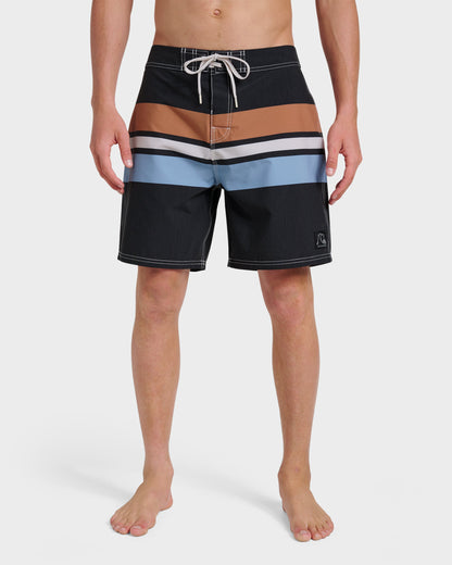 Quick Silver Original Straight Leg 18" Boardshorts - Black