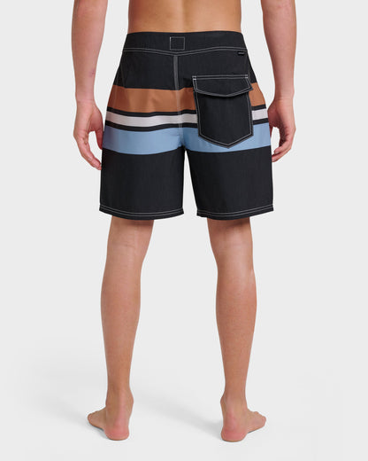 Quick Silver Original Straight Leg 18" Boardshorts - Black