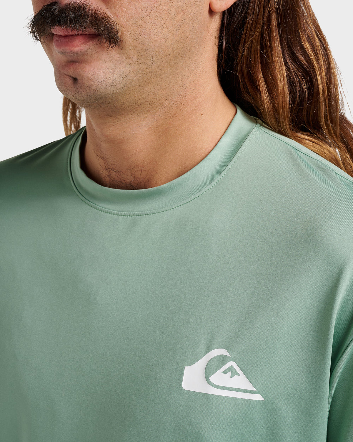 Quick Silver Everyday Short Sleeve Surf Tee - Granite Green