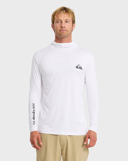 Quick Silver Everyday Hooded Surf Tee - White