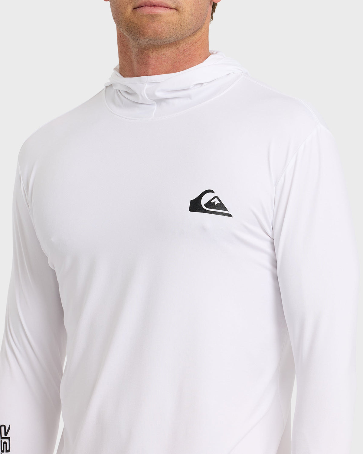 Quick Silver Everyday Hooded Surf Tee - White