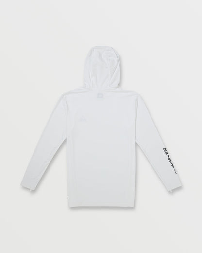Quick Silver Everyday Hooded Surf Tee - White