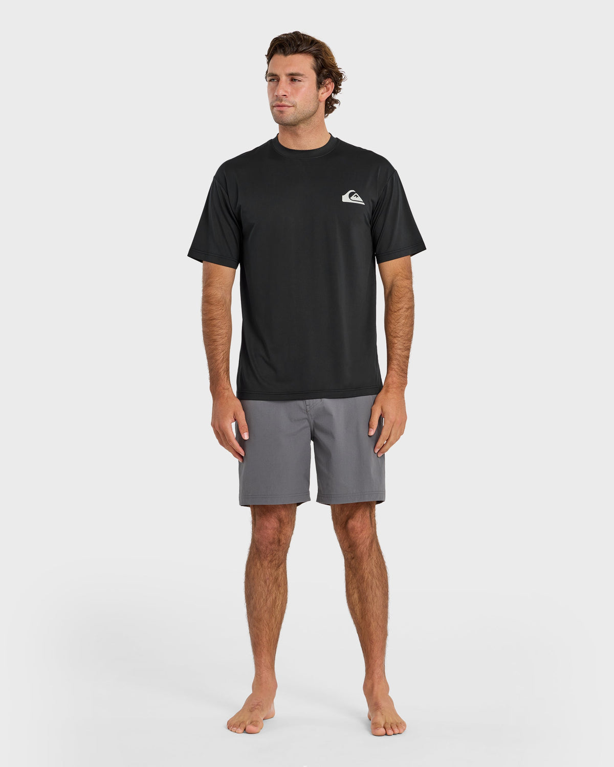 Quick Silver Everyday Short Sleeve Surf Tee - Black