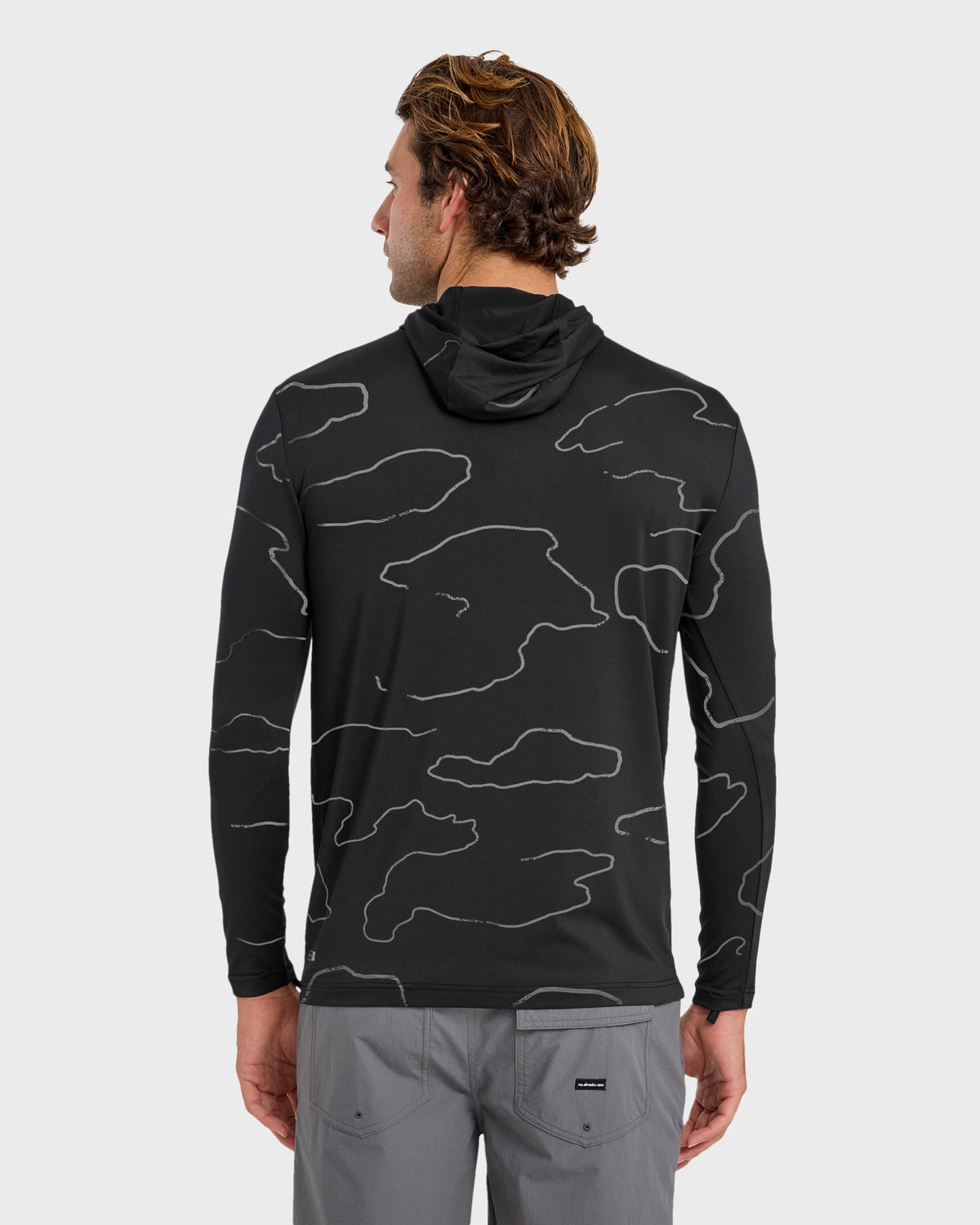 Quick Silver Everyday Hooded Surf Tee - Black