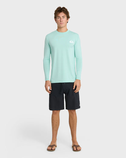 Quick Silver Everyday Long Sleeve Surf Tee - Island Waters