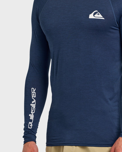 Quick Silver Everyday UPF 50 Long Sleeve Rashguard - Navy Heather