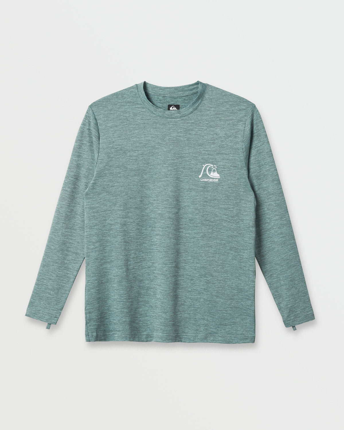 Quick Silver DNA Logo Surf Long Sleeve Surf Tee - Jade Heather