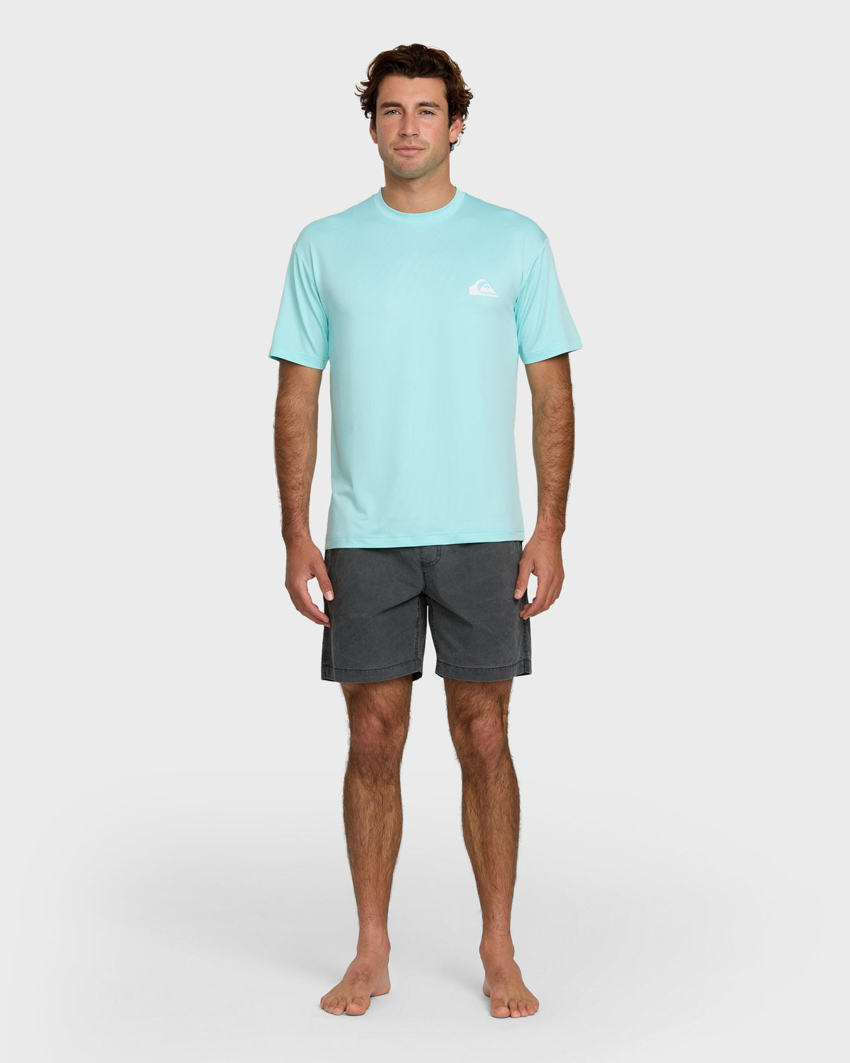Quick Silver Everyday Short Sleeve Surf Tee - Island Waters