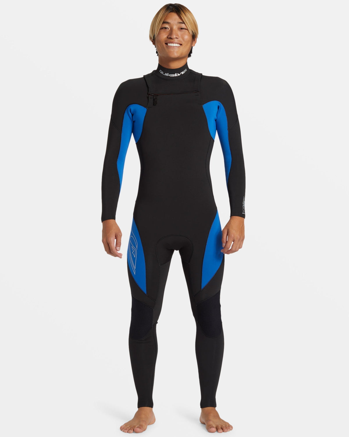 Quick Silver 3/2mm Mercury Chest Zip GBS Wetsuit - Olympian Blue