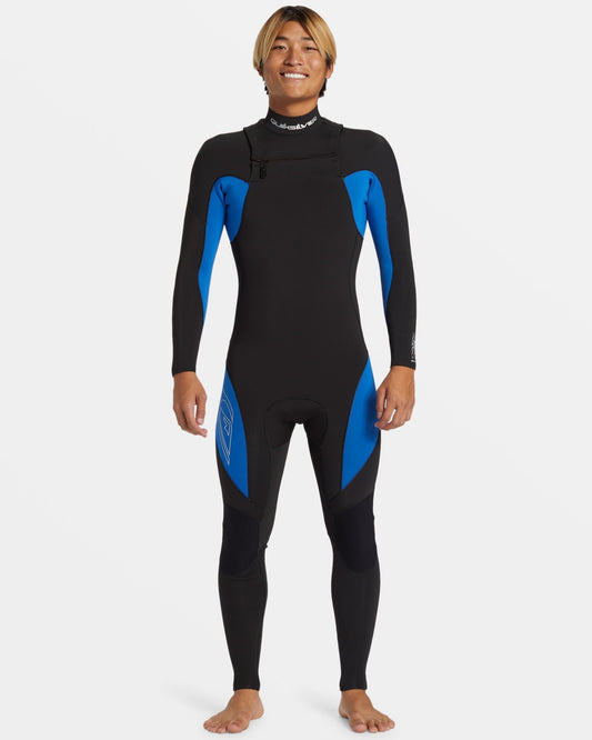Quick Silver 3/2mm Mercury Chest Zip GBS Wetsuit - Olympian Blue