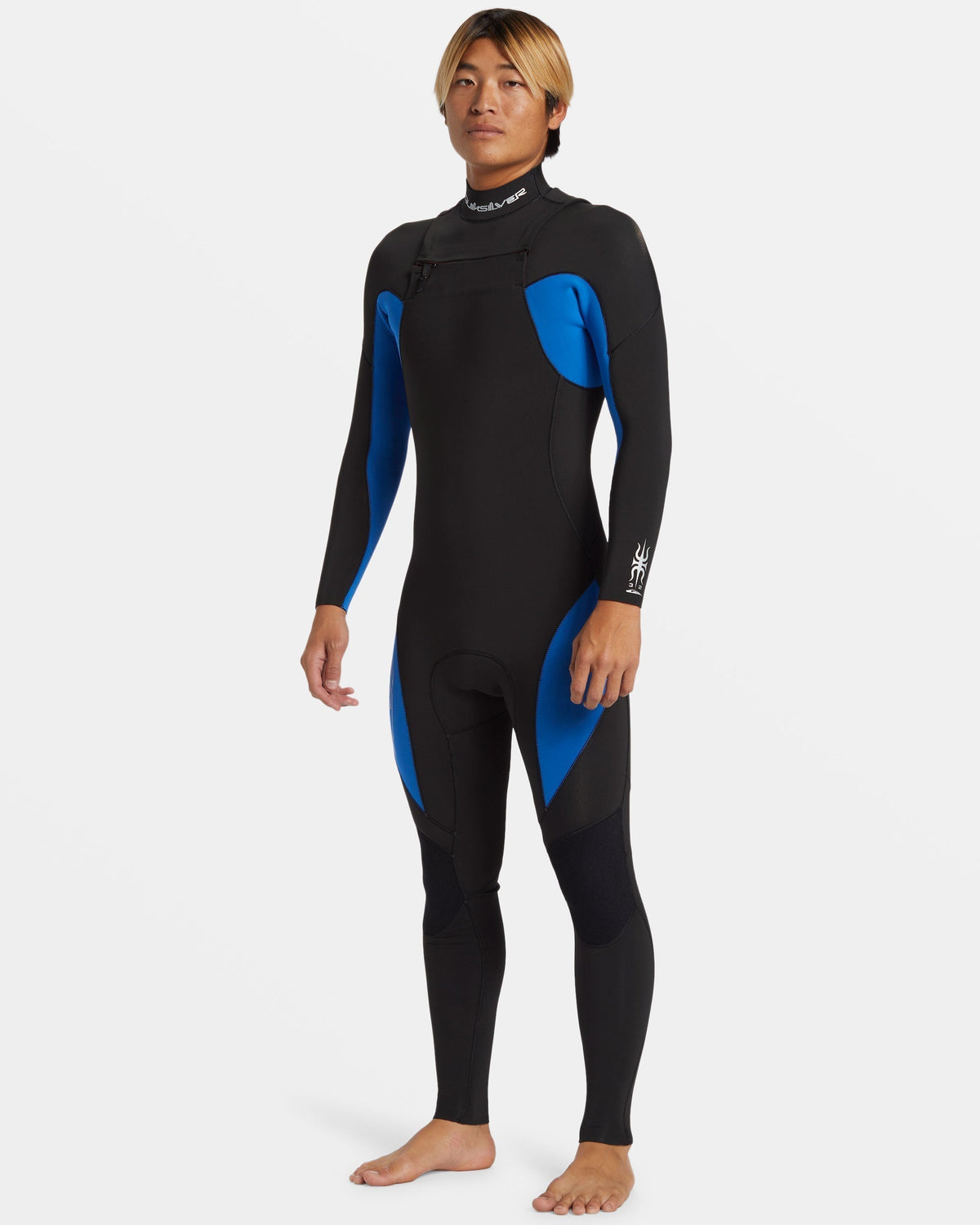 Quick Silver 3/2mm Mercury Chest Zip GBS Wetsuit - Olympian Blue