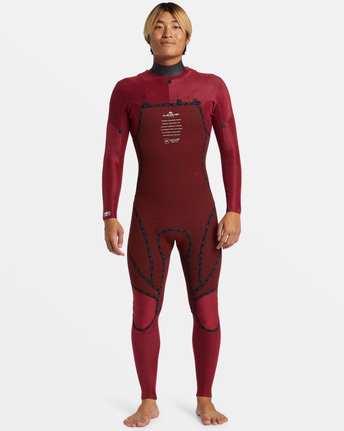 Quick Silver 4/3mm Mercury Chest Zip GBS Wetsuit - Olympian Blue