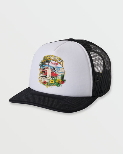 Quick Silver Quiksilver x Pacifico Baja Beach Trucker Hat - White