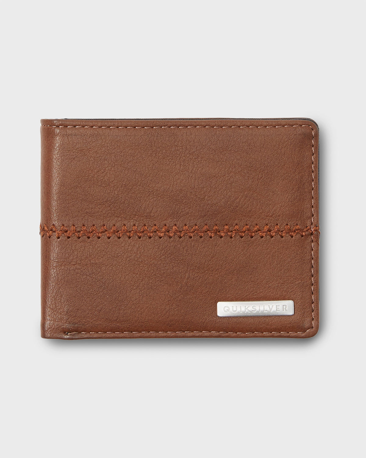 Quick Silver Stitchy 3 Wallet - Chocolate Brown