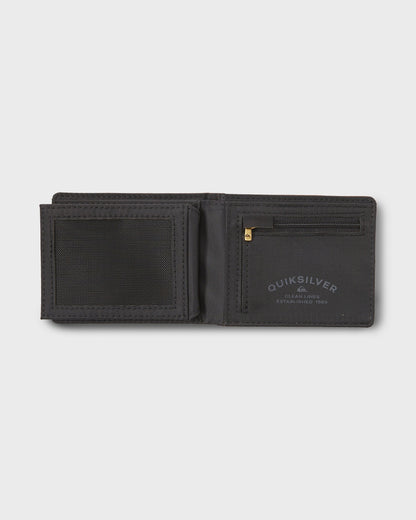 Quick Silver Stitchy 3 Wallet - Chocolate Brown