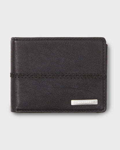Quick Silver Stitchy 3 Wallet - Black Black
