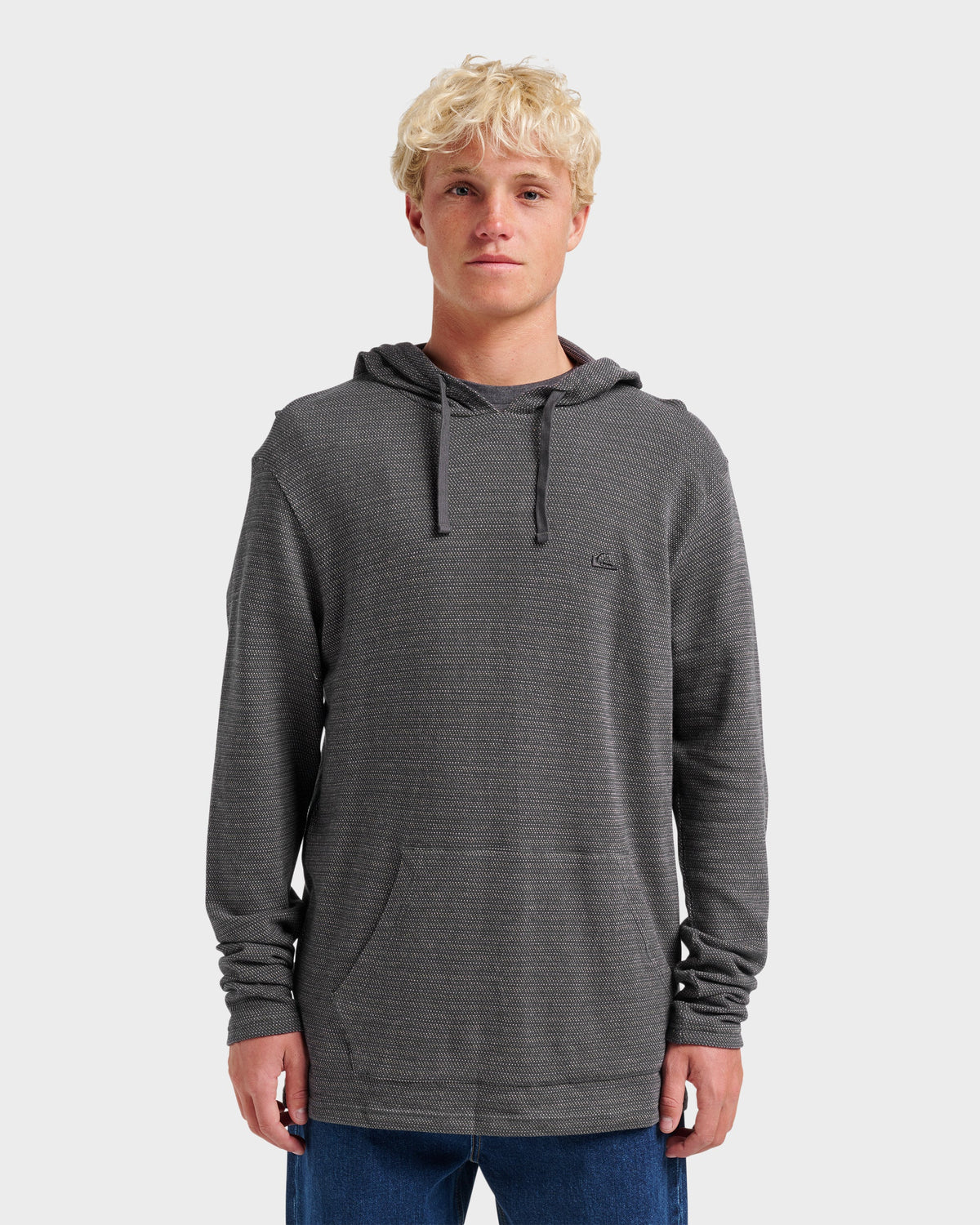 Quick Silver Vista Long Sleeve Hood - Graystone