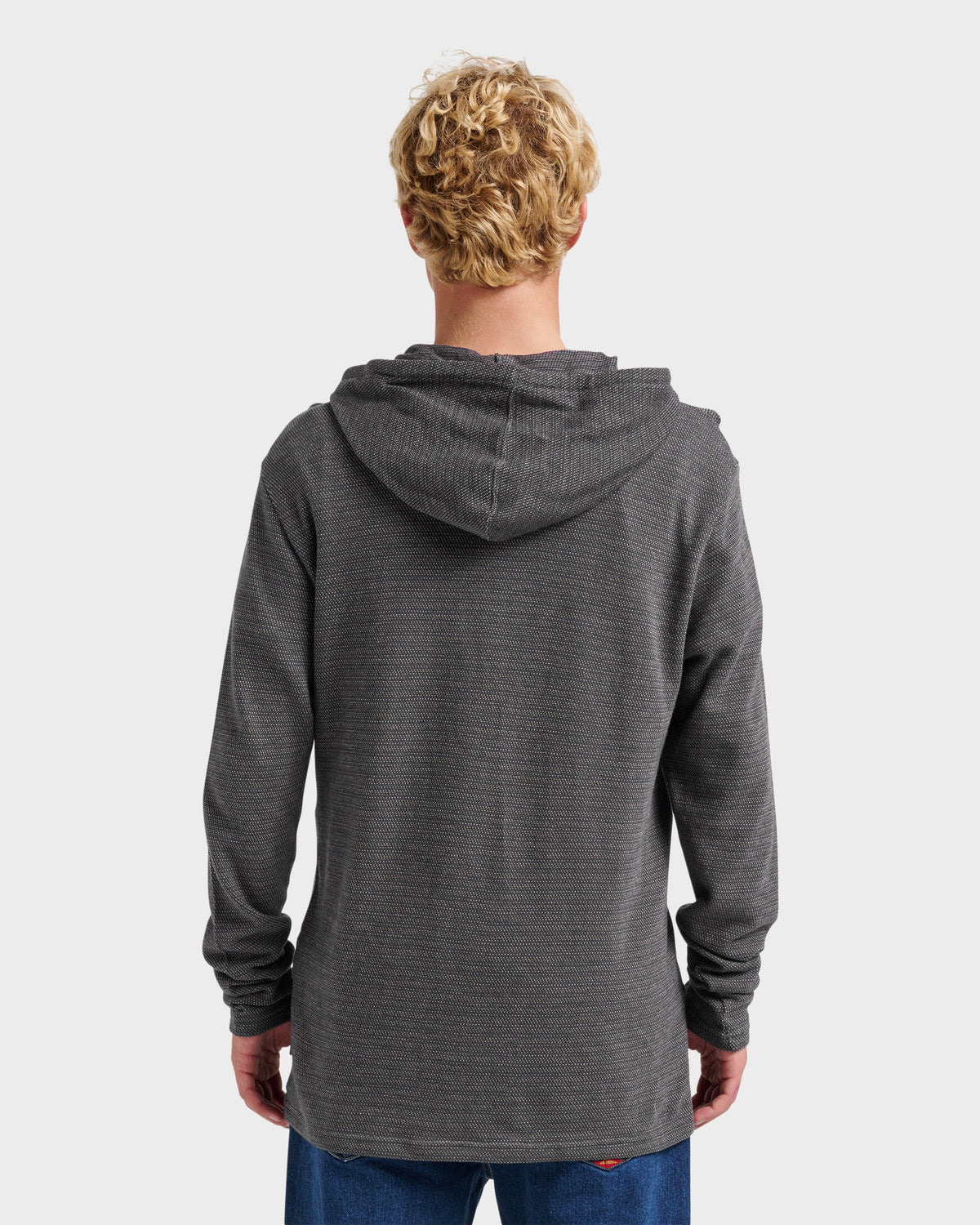 Quick Silver Vista Long Sleeve Hood - Graystone