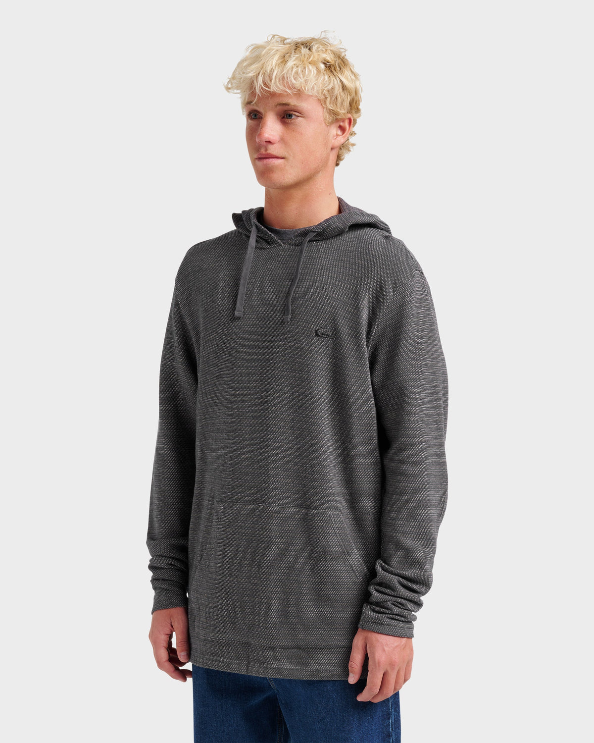 Quick Silver Vista Long Sleeve Hood - Graystone