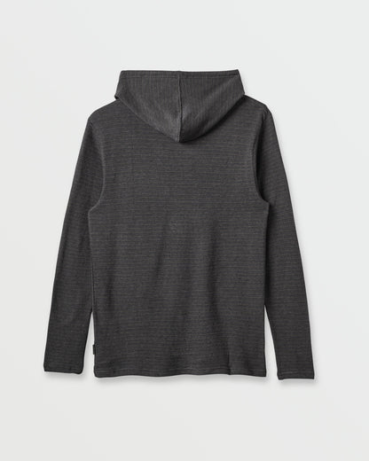 Quick Silver Vista Long Sleeve Hood - Graystone