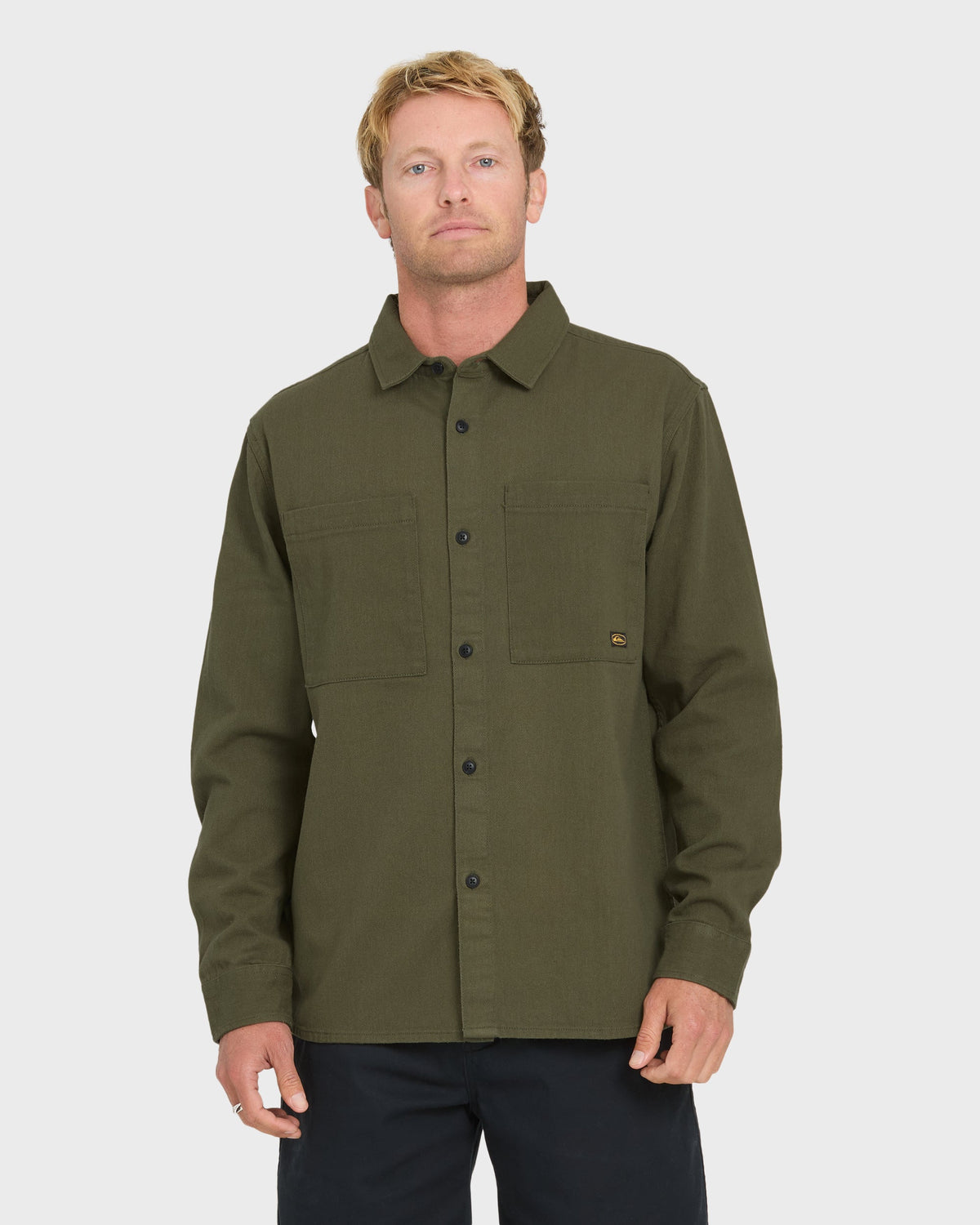 Quick Silver Heron Long Sleeve Shirt - Grape Leaf