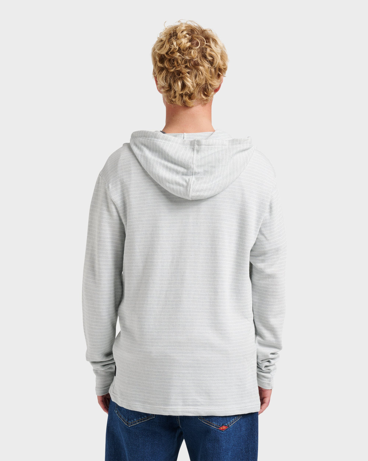 Quick Silver Vista Long Sleeve Hood - Ashley Blue