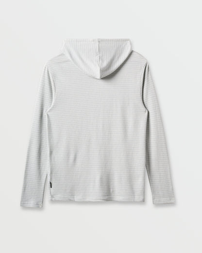 Quick Silver Vista Long Sleeve Hood - Ashley Blue